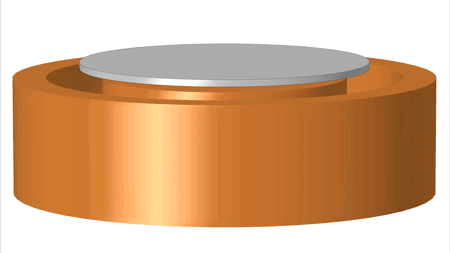 在 COMSOL 中模拟电动磁悬浮装置的图7