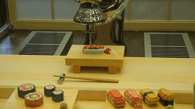 舌尖上的Minecraft？日本3D列印機做出了可以吃的像素壽司 遊戲 第6張