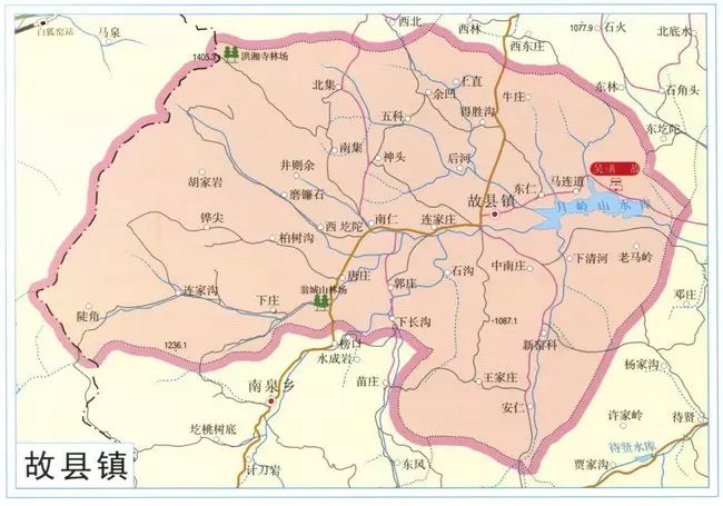 沁县故县镇地图图片