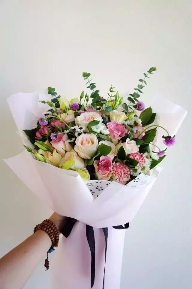 只需7步教你完成一捧花束