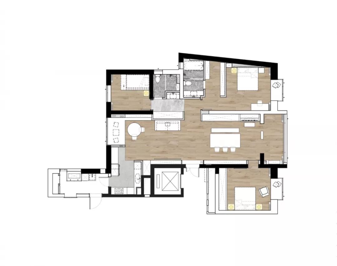 190m²清素文雅簡約風，客廳改成親子空間，陪她成長！ 生活 第2張