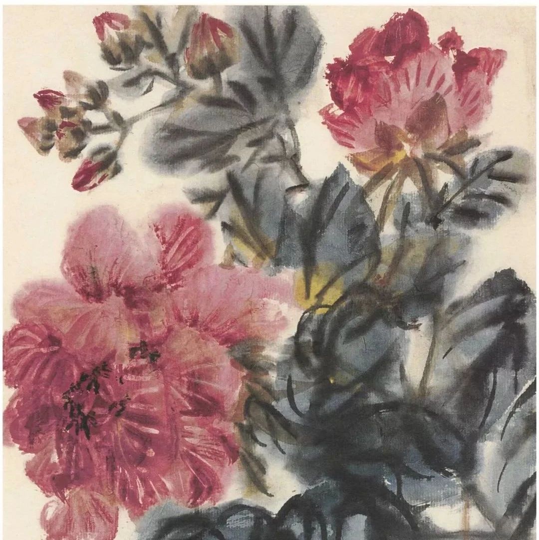 吴茀之花鸟小品，清丽超脱