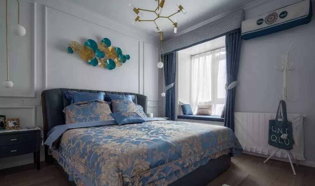 121㎡现代欧式混搭风，时尚轻奢，还有地中海风情，太浪漫了！
