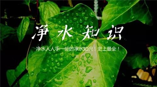 净水人人手一份的净水知识（精选.全面剖析）