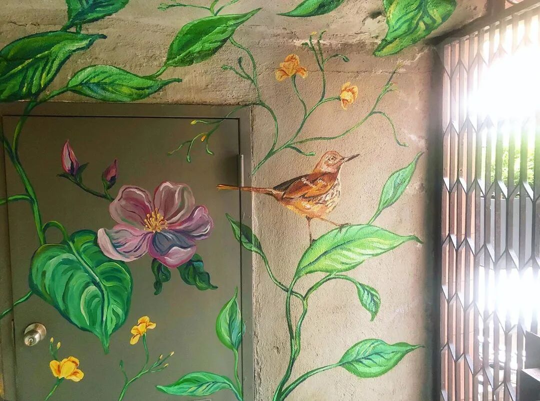 爱死这种手绘墙了美到邻居羡慕嫉妒