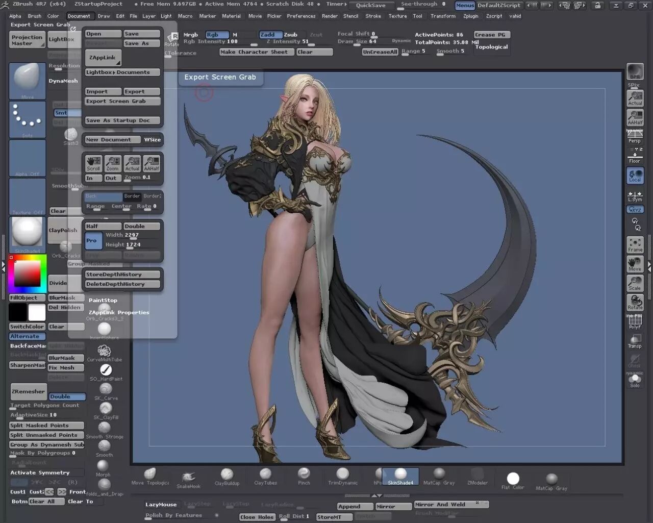 3d建模师vahid ahmadi还原韩国女神作品欣赏