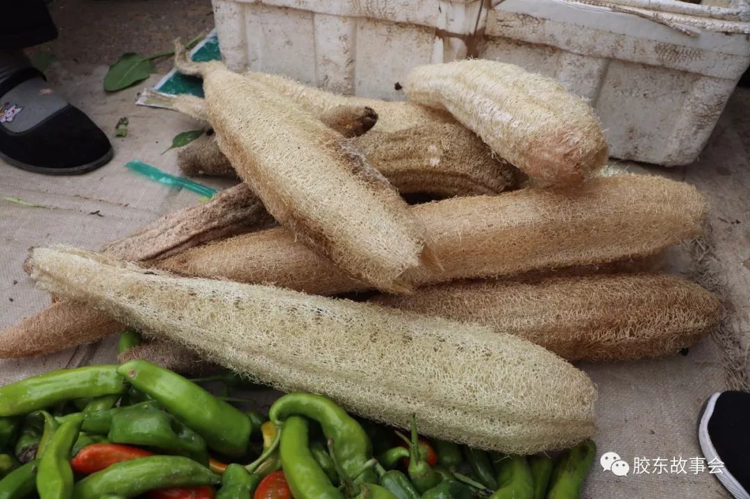 地瓜干丝瓜瓤猪皮冻看看海阳郭城大集上的土特产