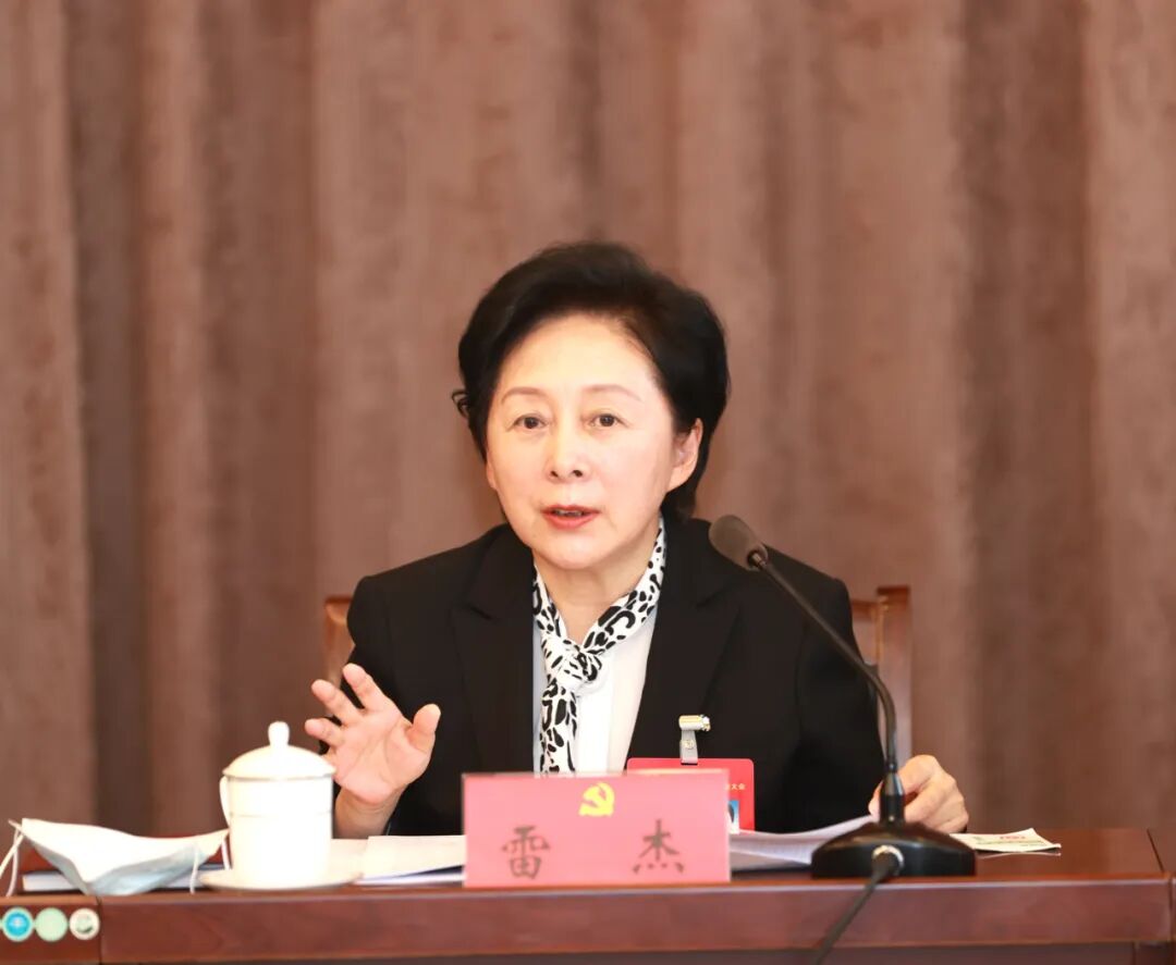 雷杰参加代表团讨论报告时指出紧扣党代会部署坚持双向发力助推加快