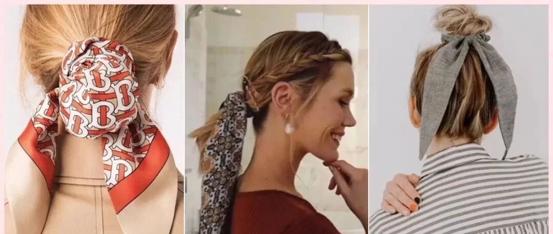 春夏必备"丝巾发圈"？想要凉爽又要有型就靠它！