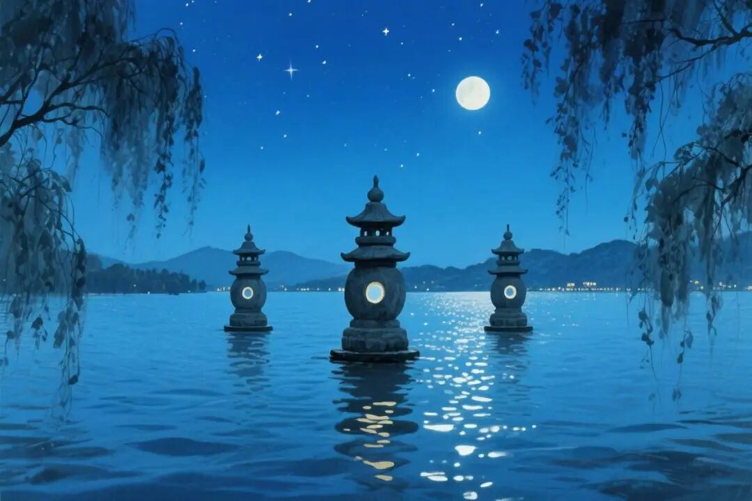 三潭印月