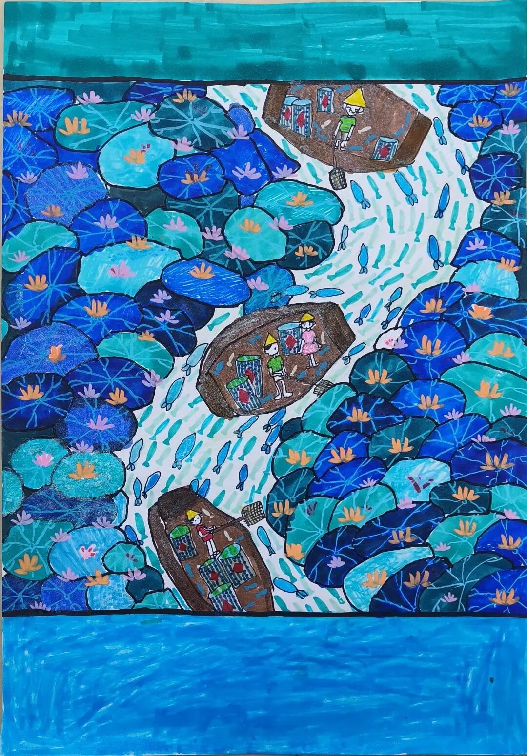 线上展丨童笔生花：我县12幅作品闪耀全省，邀你线上看展