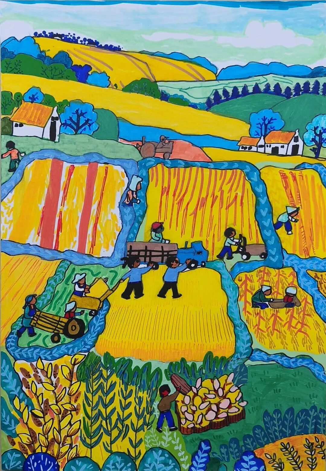 线上展丨童笔生花：我县12幅作品闪耀全省，邀你线上看展