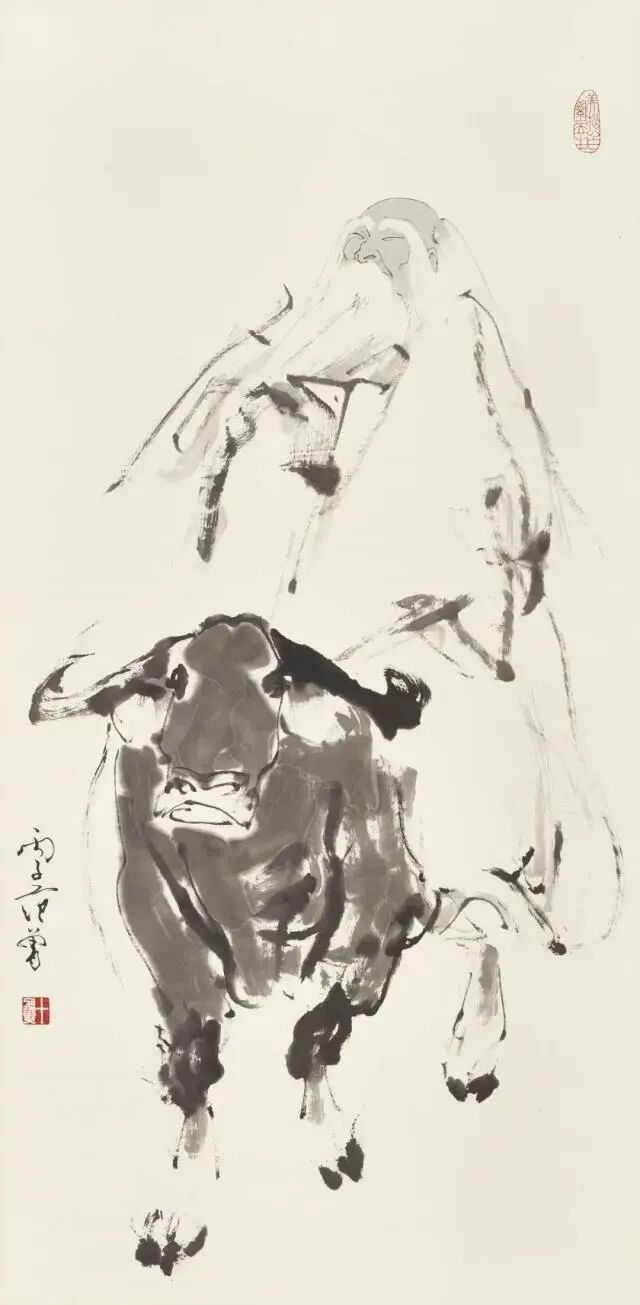 范曾先生融山水,花鸟,人物于一体,集诗,书,画三绝于一