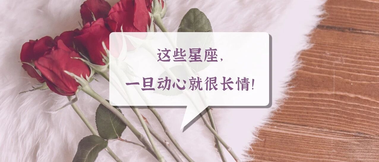 这些星座，一旦动心就很长情!