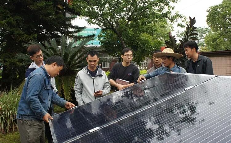 細雨擋不住大伙熱愛光伏之情