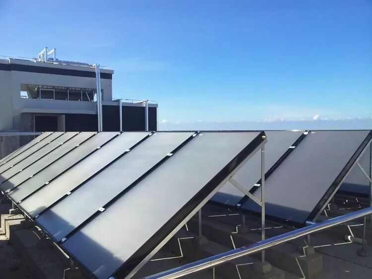 五星承建的海口市“天卓人家”太陽能系統(tǒng)