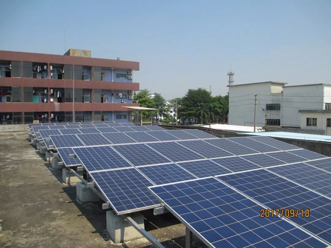 五星公司建造的屋頂光伏電站