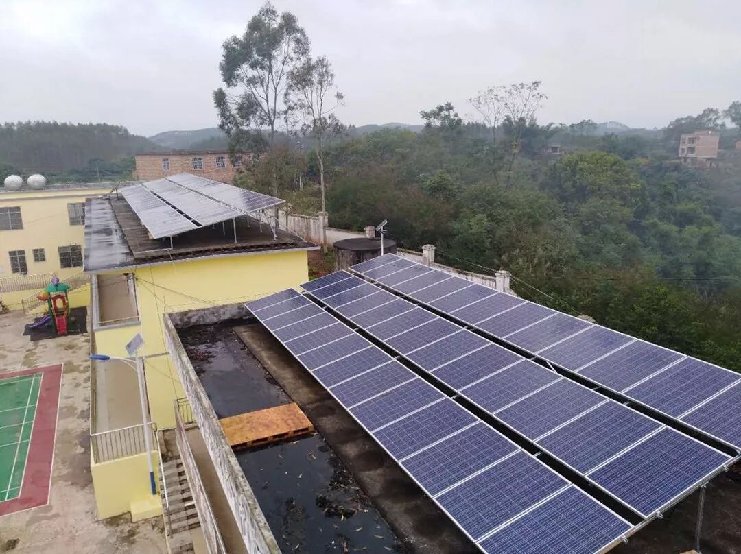 五星公司承建的廣西光伏扶貧電站工程