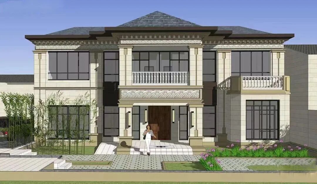 二层新中式别墅，大面宽尊贵豪华！