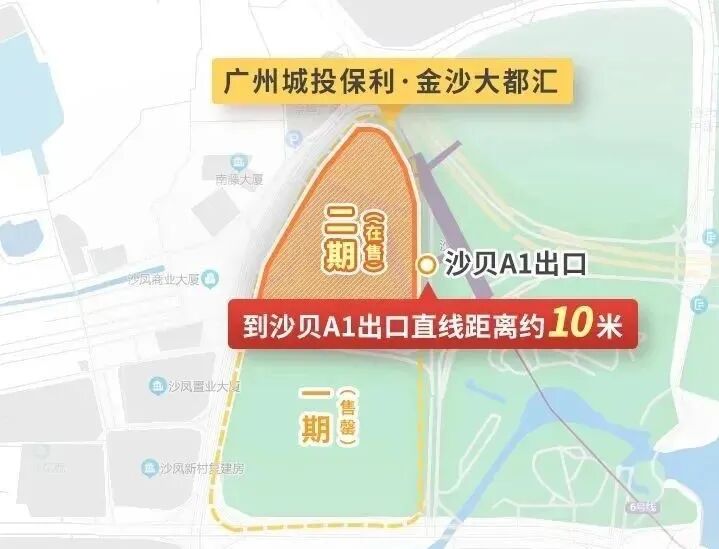 广州城投保利金沙大都汇，要推出二期新品，总价75万！