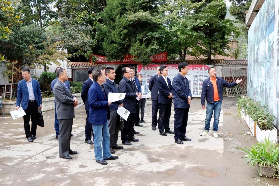 市长惠进才莅临卧龙创意文化艺术产业园参观视察