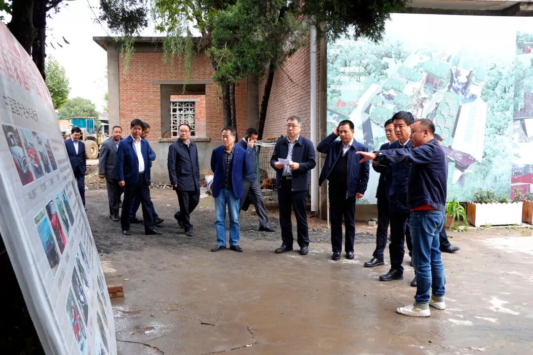 市长惠进才莅临卧龙创意文化艺术产业园参观视察