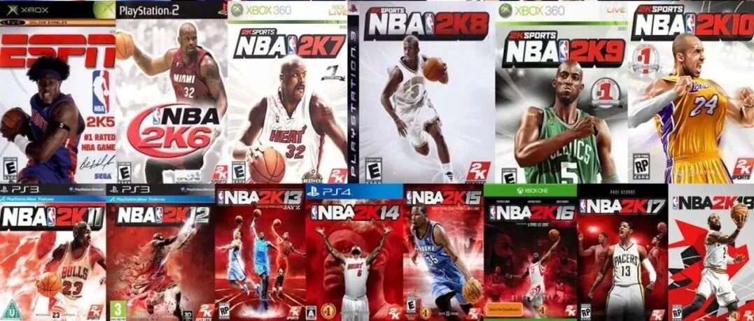 从《NBA 2K》封面球员，看篮球和游戏变迁