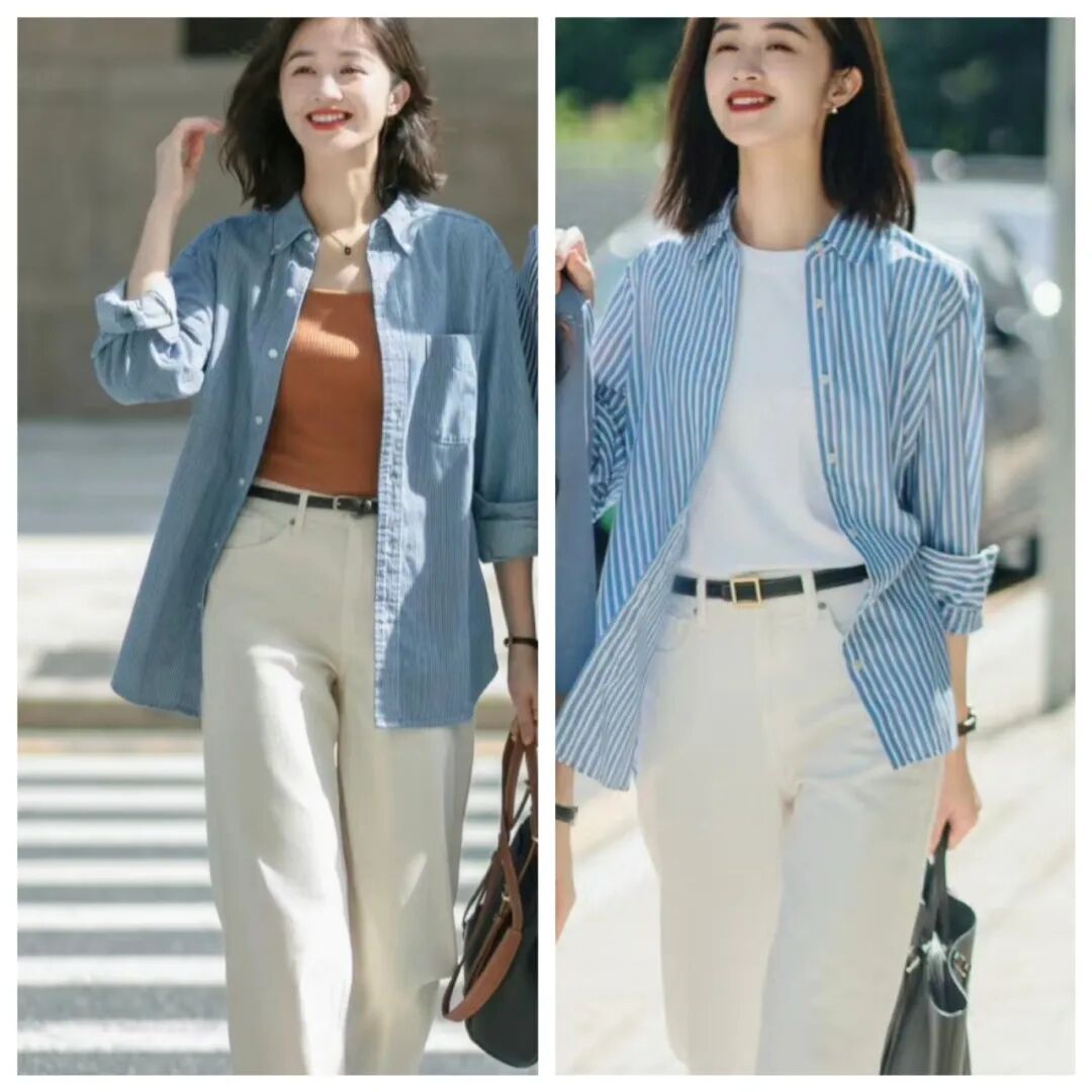 春天最显温柔的5件衬衫搭配太好看了