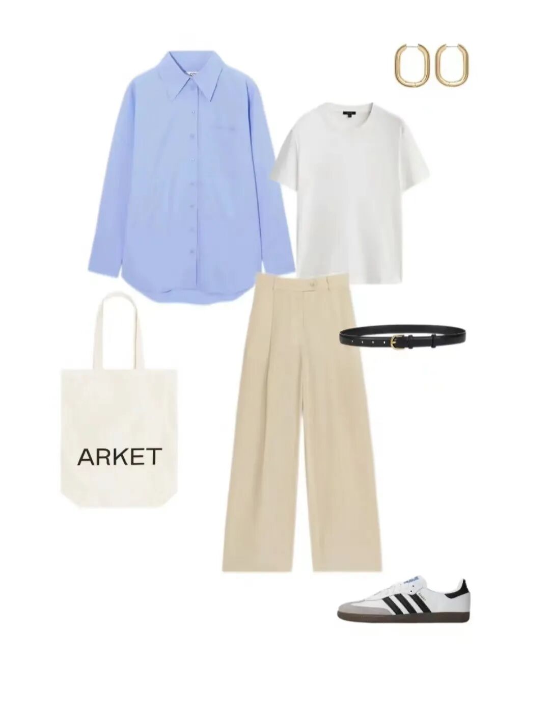 灰色单品蓝色衬衫通常给人一种清新脱俗的感觉,蓝色衬衫搭配灰色孔佑