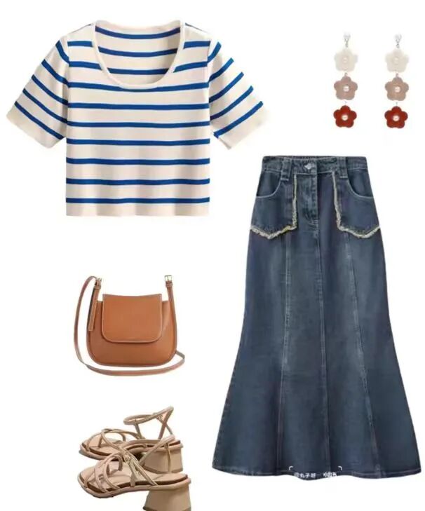 五一小长假出游穿搭参考_T恤衬衫裤子裙子搭配_五一出行服装搭配