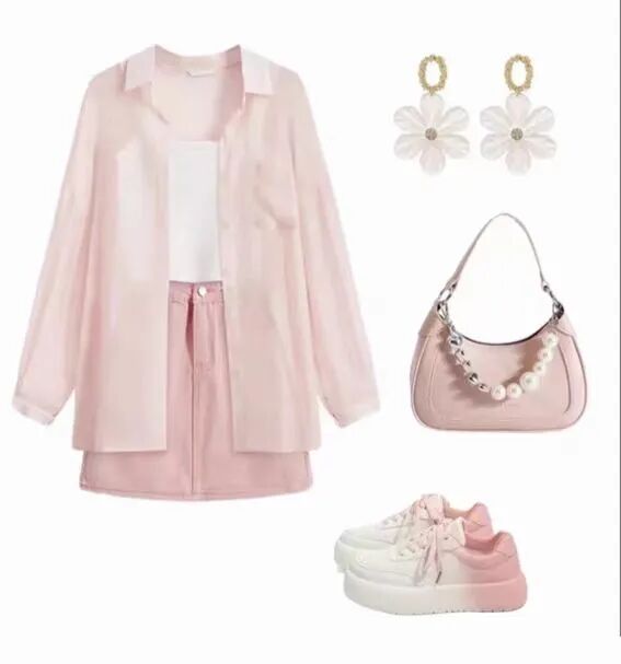 五一小长假出游穿搭参考_五一出行服装搭配_T恤衬衫裤子裙子搭配