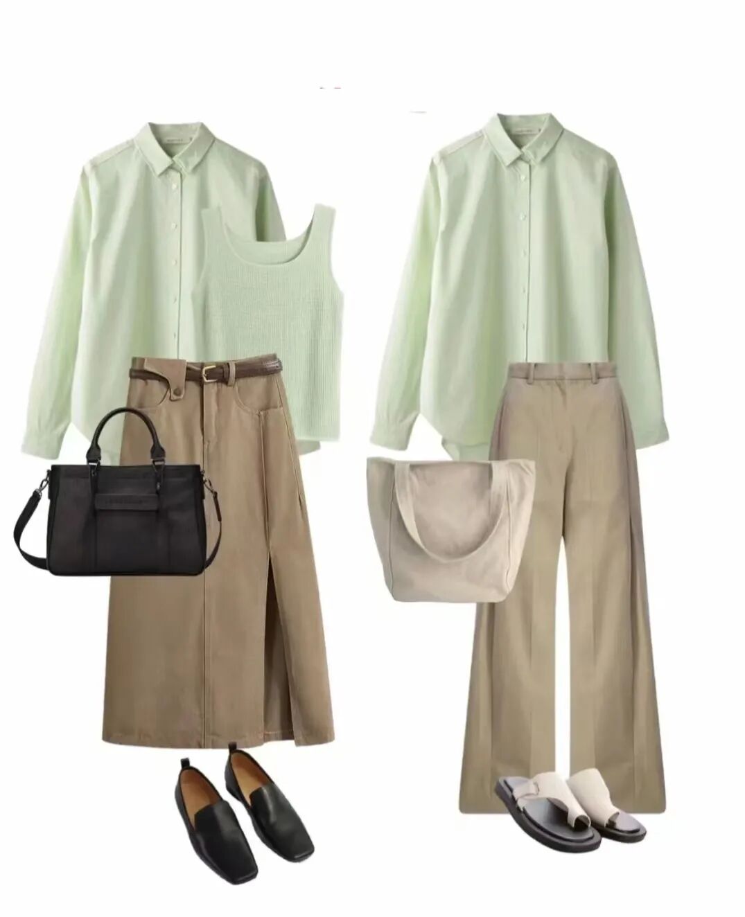 30套薄荷绿最显白最好看的搭配太绝了