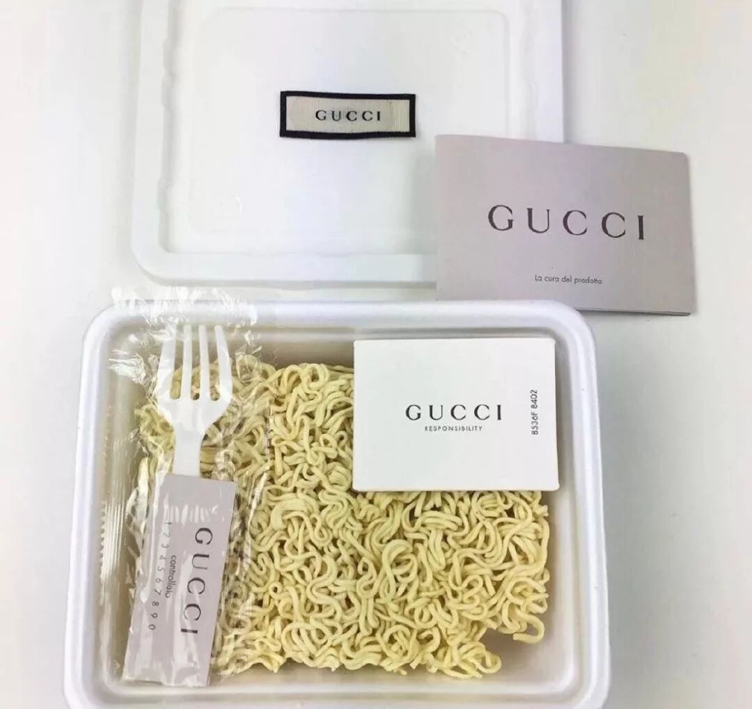 Gucci竟然出了泡面 盘点奢侈品牌的迷惑产品 广告也疯狂 微信公众号文章阅读 Wemp