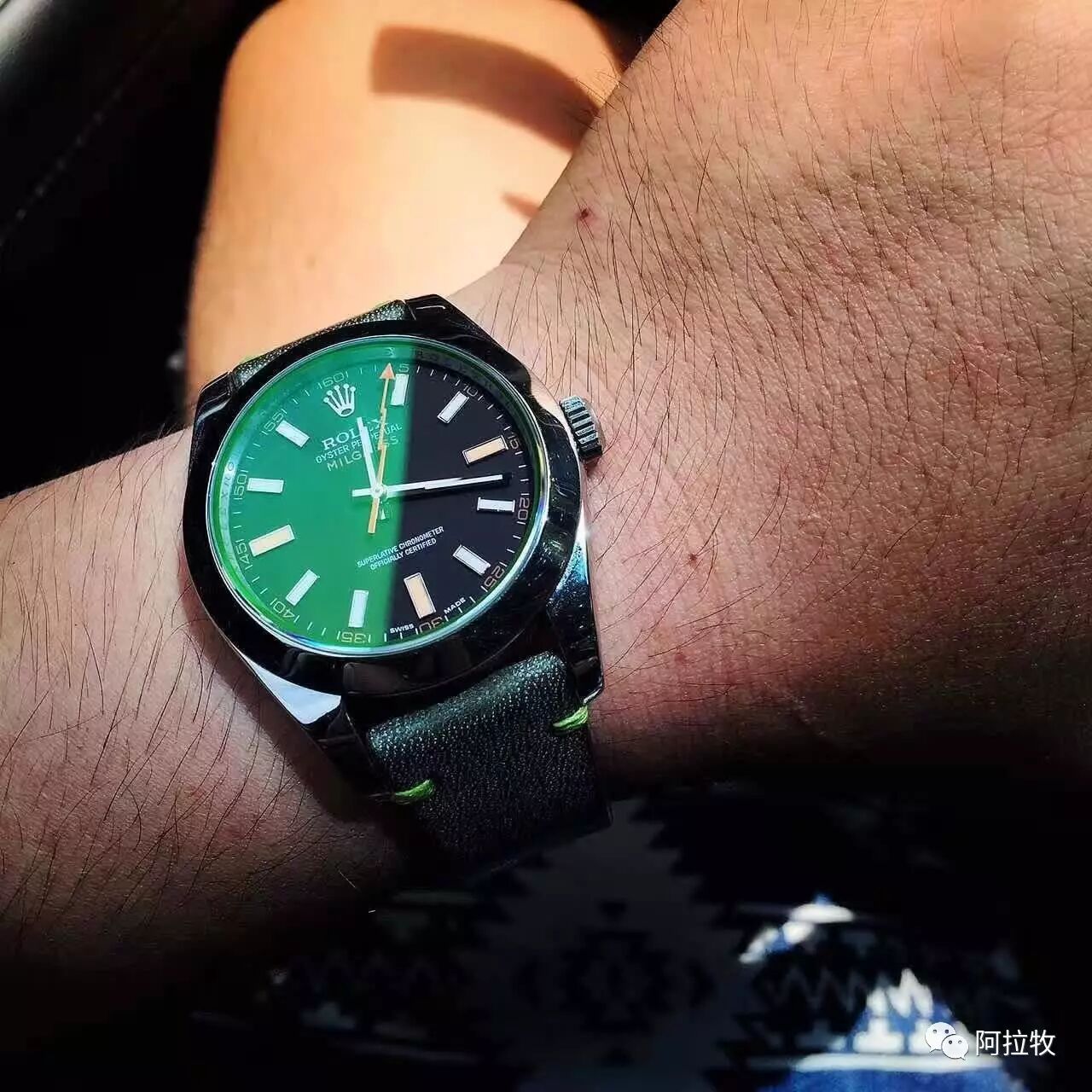 绿玻璃的诱惑之劳力士闪电针绿玻璃