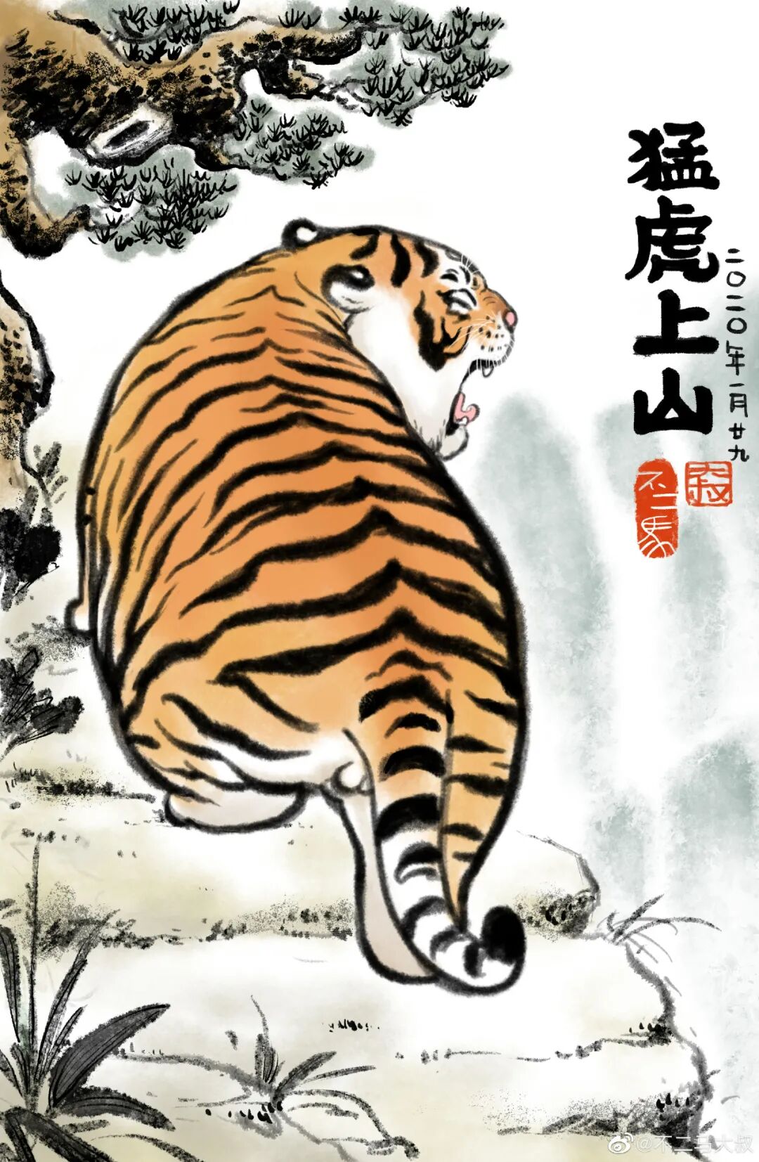 他画的东北金渐层,竟萌化了百万吸猫患者!-友友