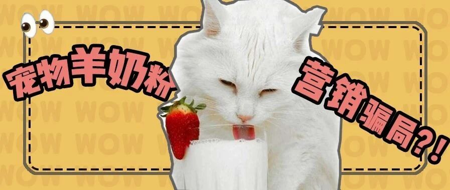 “宠物羊奶粉是骗钱的玩意？”真相是...