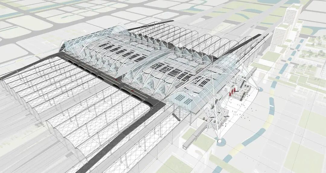 广州南沙站设计方案曝光！将接入地铁18号线、15号线、38号线等......