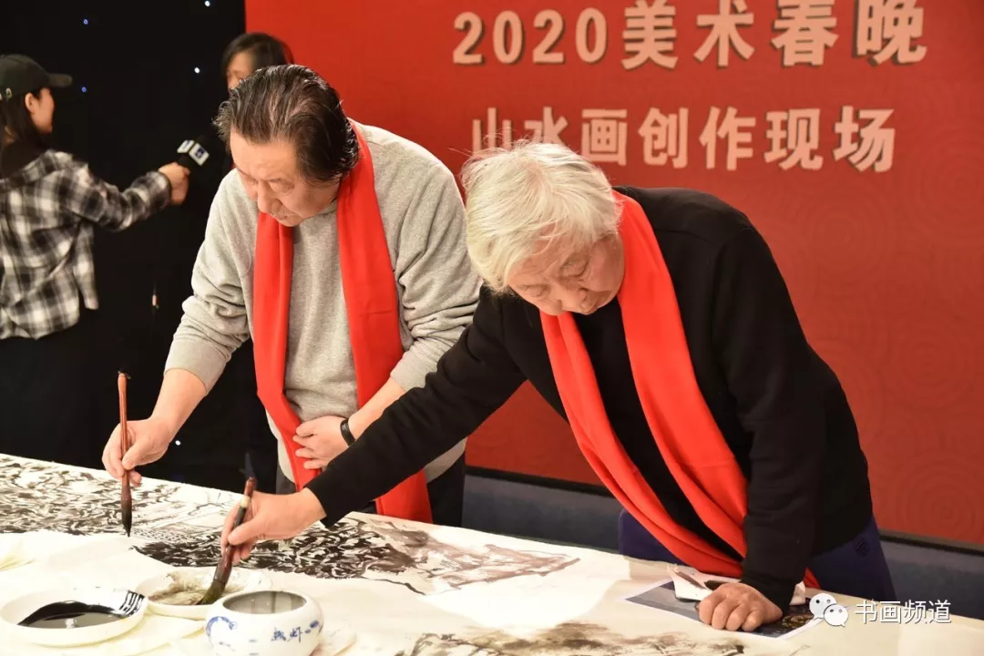 中书协主席苏士澍为《2020“大美之春”春节联欢会》 中书协主席苏士澍为《2020“大美之春”春节联欢会》