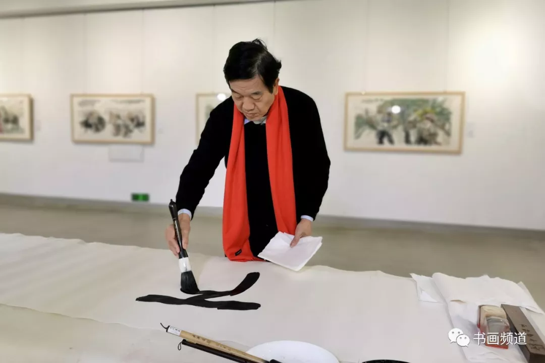 中书协主席苏士澍为《2020“大美之春”春节联欢会》 中书协主席苏士澍为《2020“大美之春”春节联欢会》
