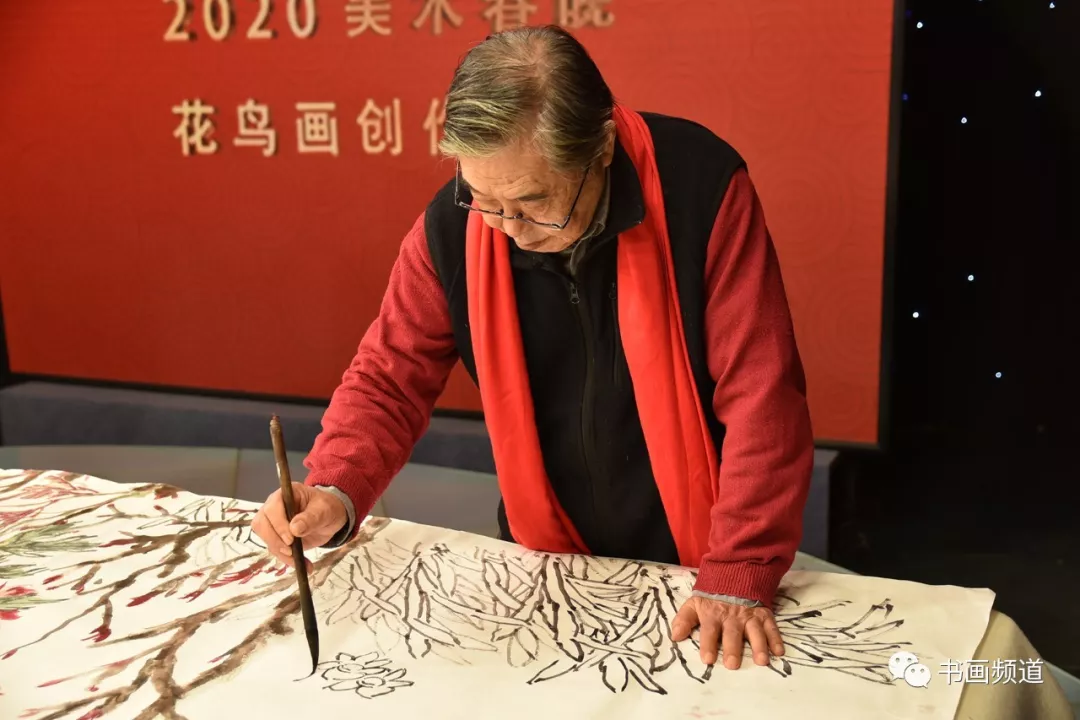 中书协主席苏士澍为《2020“大美之春”春节联欢会》 中书协主席苏士澍为《2020“大美之春”春节联欢会》