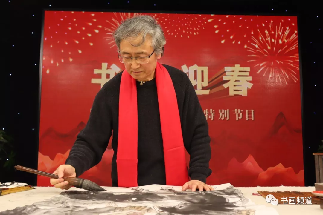 中书协主席苏士澍为《2020“大美之春”春节联欢会》 中书协主席苏士澍为《2020“大美之春”春节联欢会》