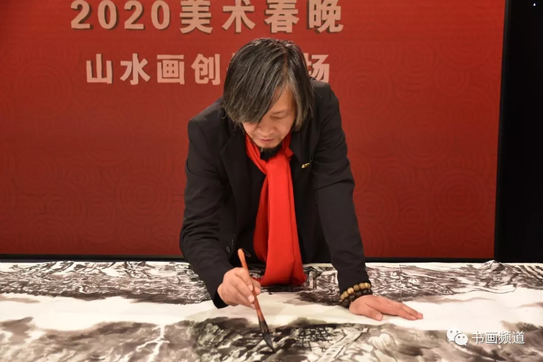 中书协主席苏士澍为《2020“大美之春”春节联欢会》 中书协主席苏士澍为《2020“大美之春”春节联欢会》
