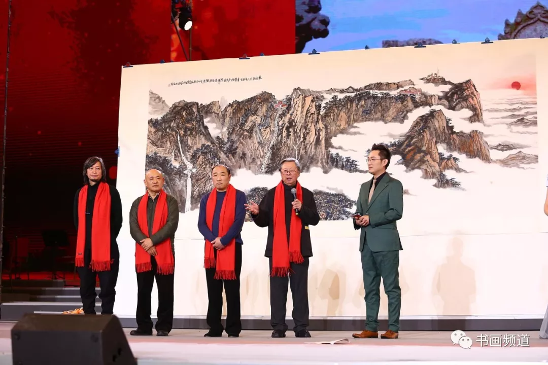 中书协主席苏士澍为《2020“大美之春”春节联欢会》 中书协主席苏士澍为《2020“大美之春”春节联欢会》