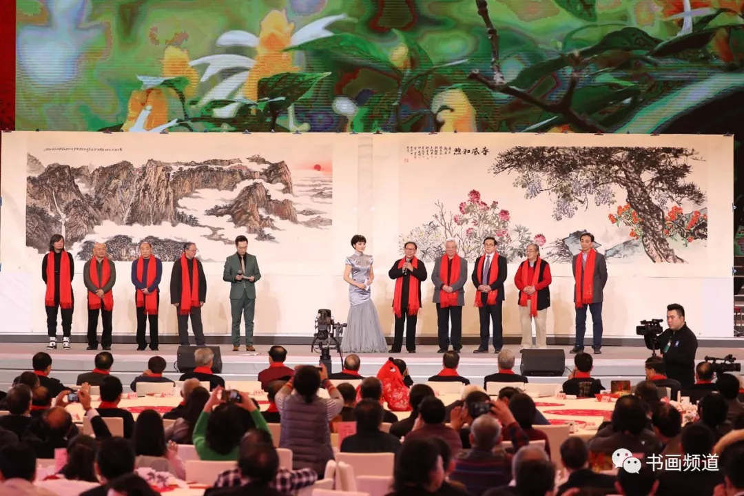 中书协主席苏士澍为《2020“大美之春”春节联欢会》 中书协主席苏士澍为《2020“大美之春”春节联欢会》