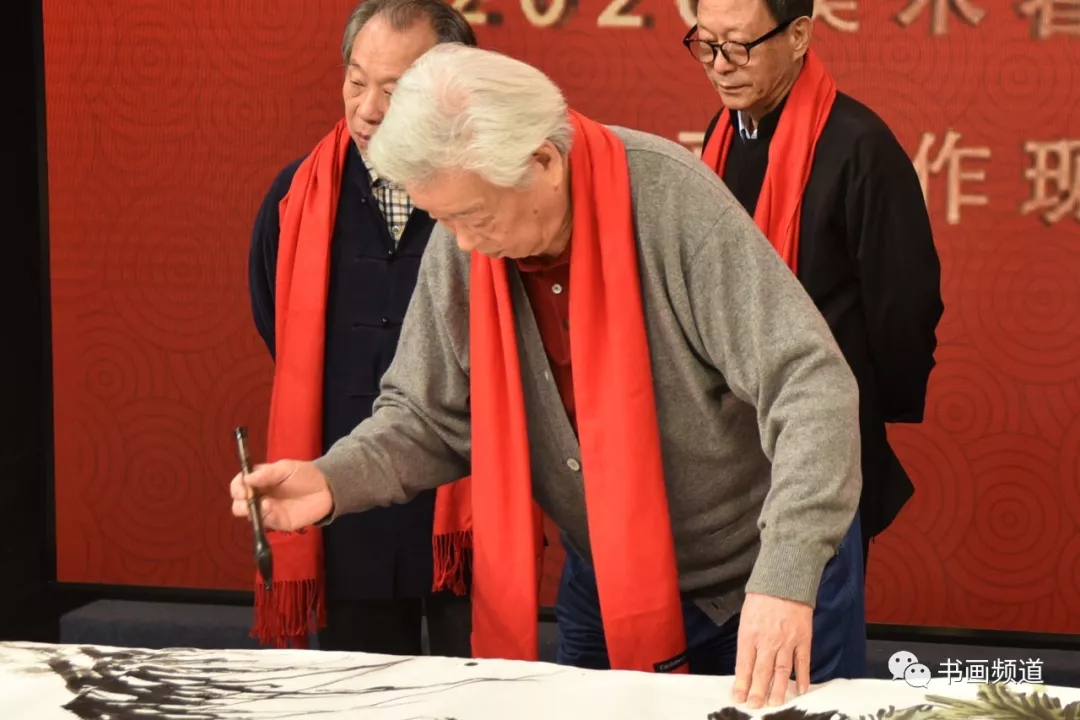 中书协主席苏士澍为《2020“大美之春”春节联欢会》 中书协主席苏士澍为《2020“大美之春”春节联欢会》