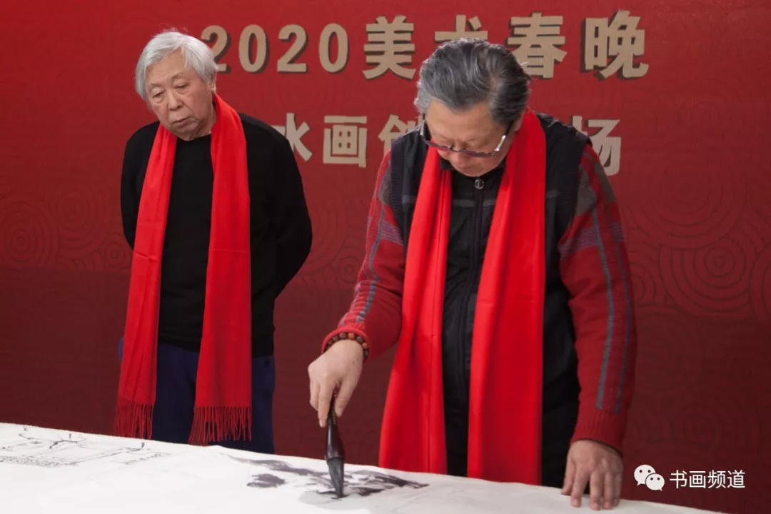 中书协主席苏士澍为《2020“大美之春”春节联欢会》 中书协主席苏士澍为《2020“大美之春”春节联欢会》