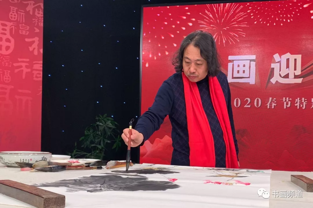 中书协主席苏士澍为《2020“大美之春”春节联欢会》 中书协主席苏士澍为《2020“大美之春”春节联欢会》