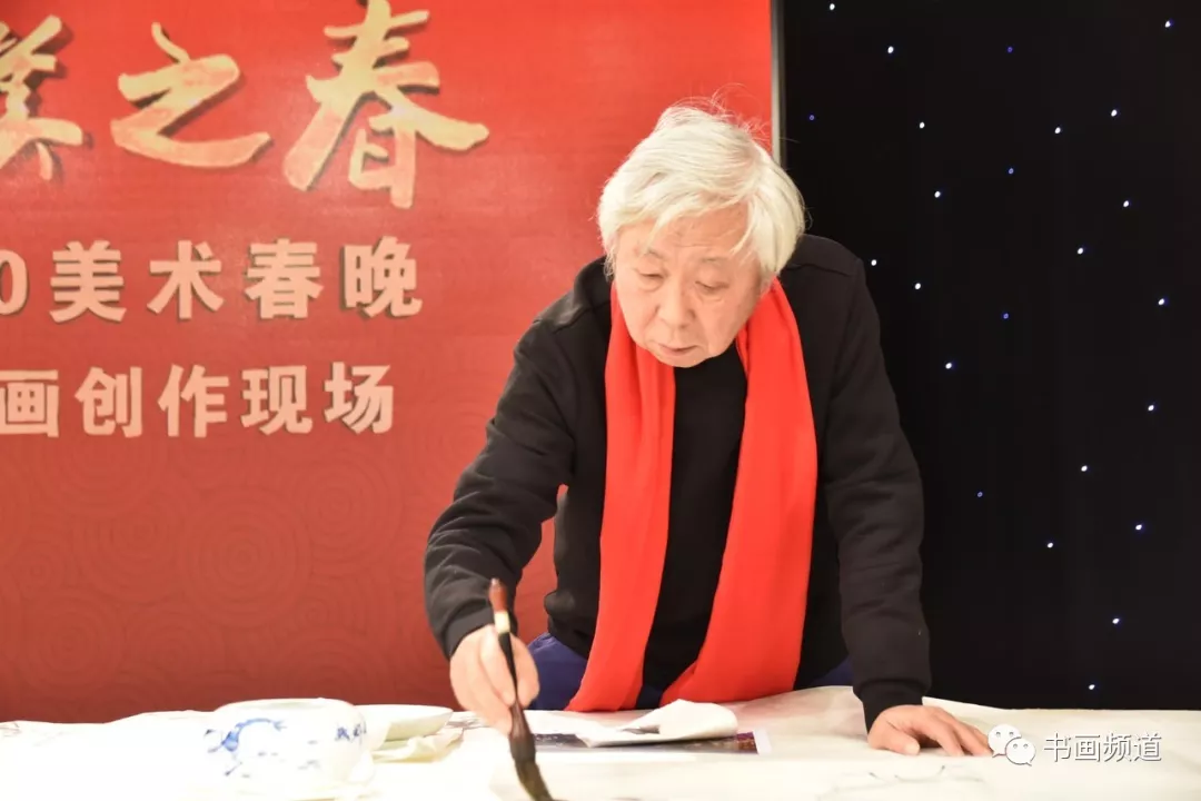 中书协主席苏士澍为《2020“大美之春”春节联欢会》 中书协主席苏士澍为《2020“大美之春”春节联欢会》