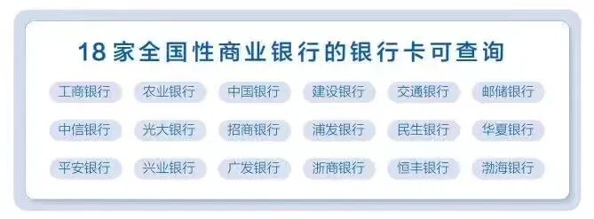 张卡的银行名称、属性（储蓄卡或信用卡）、卡号的前4位和后4位等信息。目前该功能已开放全国试运营，为1