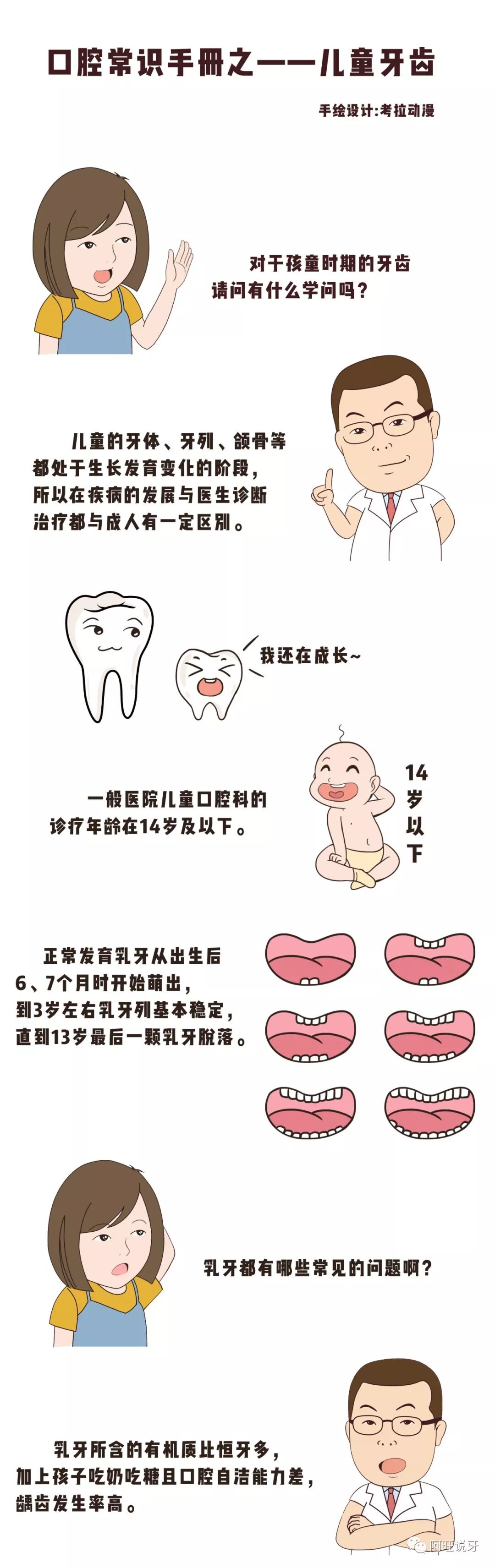 口腔常识手册之儿童牙齿